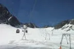 Versetzen der Eisstützen Stubai